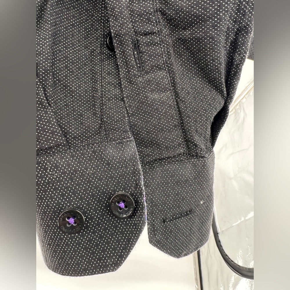 Euc Jared Lang Contrast Reverse Button Down Shirt - image 5